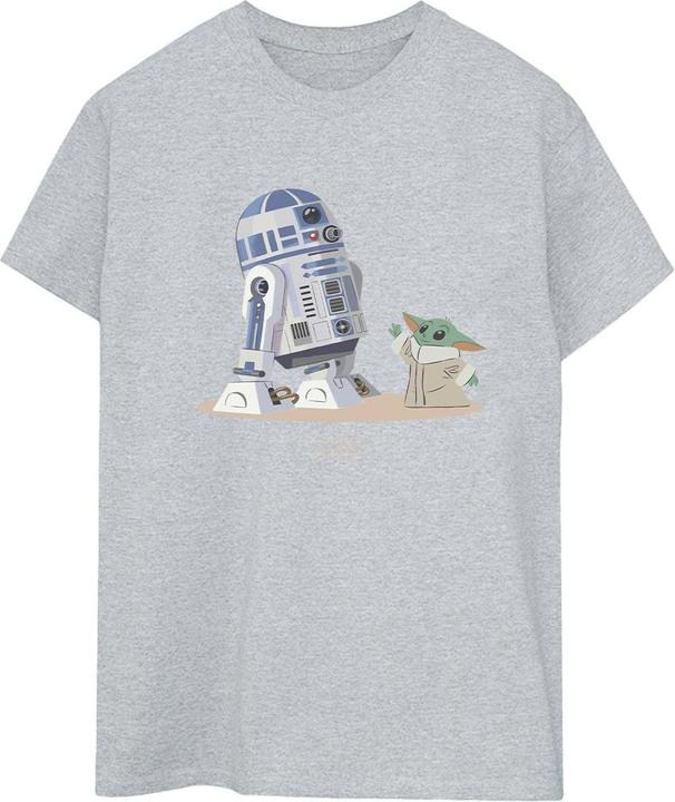 Star Wars The Mandalorian R2D2 And Grogu TShirt (XXL)