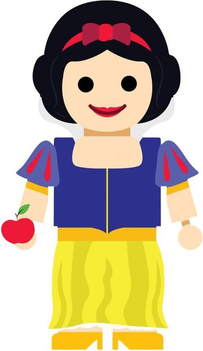 Actual product image Trenddeko Gomes - Snow White Toy (60 x 104 cm)