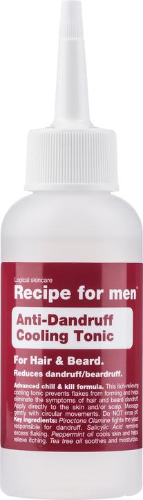 Recipe for men Kühlendes Anti-Schuppen-Tonikum (Haar + Bart) (100 ml)