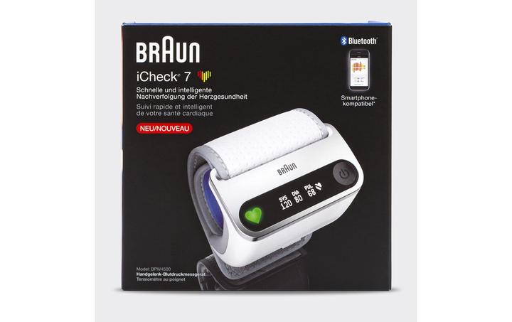 Produktbild Braun iCheck 7 (Blutdruckmessgerät Handgelenk)