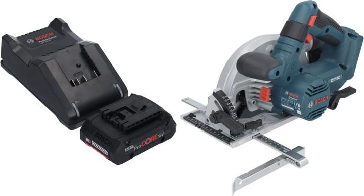 Produktbild Bosch Professional Bosch GKS 18V-57-2 Professional Akku Handkreissäge 18 V 165 mm Brushless + 1x ProCORE Akku 4,0 Ah +