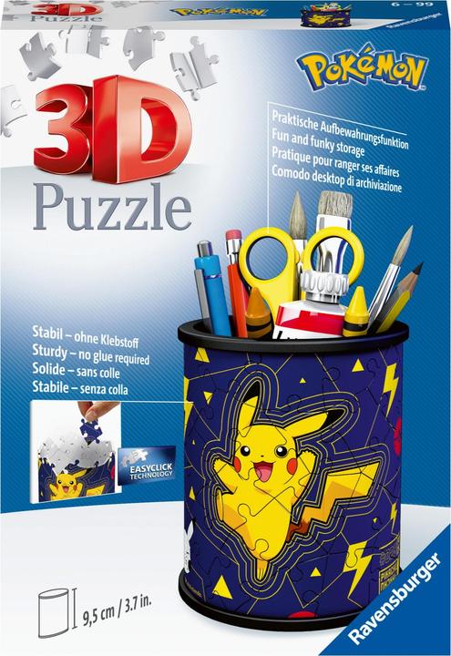 Image du produit Ravensburger 3D - Trousse à crayons Pokemon (54 pièces)