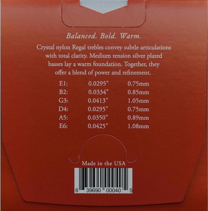 Image du produit Augustine Regal Red (6 x, Guitare, 0.04")