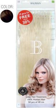 Actual product image Balmain Value Pack 8 Natural Straight 40cm 50pcs Human Hair Fill-In Extensions (Blond, 40 cm)