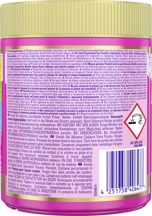 Produktbild Vanish Gold Advance Pink (50 Waschgänge, Pulver)