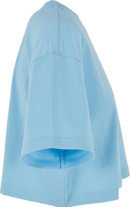 Actual product image Build Your Brand Womens/Ladies Oversized Short-Sleeved Crop Top (L)