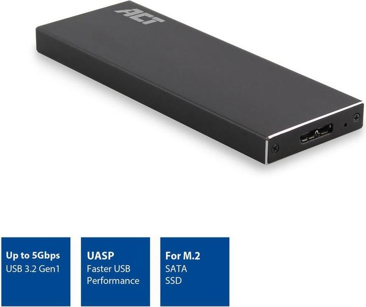 Immagine prodotto AC1600 Storage Drive Enclosure SSD Enclosure Nero M.2 (M.2)
