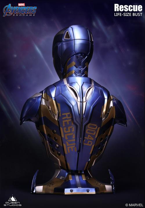 Actual product image Queen Studios Marvel's Avengers "Iron Man MK49/MK85" 1/1 Lifesize Bust Bundle