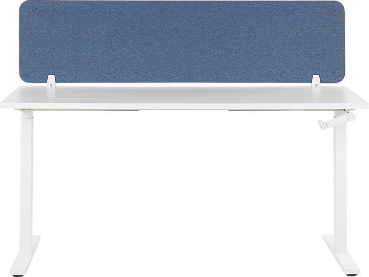 Image du produit Beliani Cloison de bureau bleu 130 x 40 cm WALLY (130 x 40 cm)