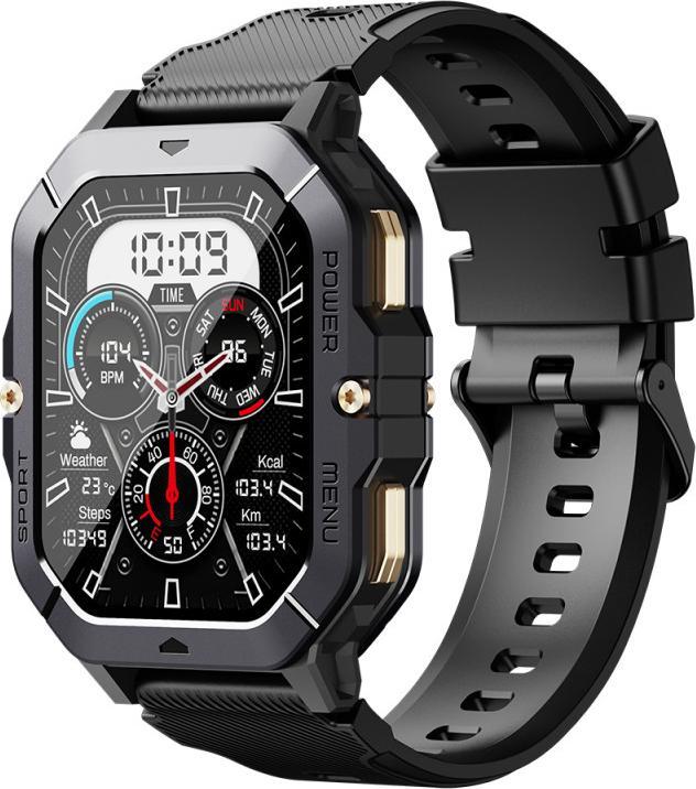 Produktbild Oukitel Smartwatch BT101 Schwarz