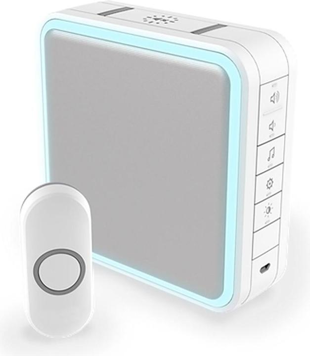 Image du produit Friedland HONEYWELL GONG DRAADLOOS PORTABLE HALOGÈNE 200M WIT DC915N (E3SV4)