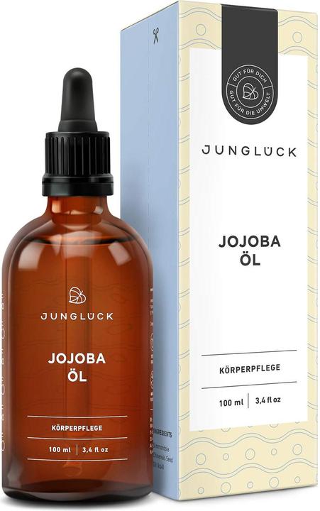 Image du produit Junglück Bio-Jojobaöl (Huile pour le corps, 100 ml)