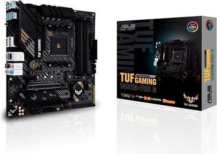Actual product image ASUS TUF B450M-PLUS GAMING - AMD - Socket AM4 - AMD Athlon - AMD Ryzen 3 - 2nd Genera (AM4, AMD B450, mATX)