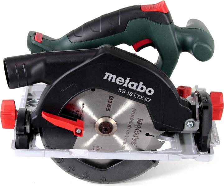 Produktbild Metabo KS 18 LTX 57 Akku Handkreissäge 18V 165x20mm+ 1x Akku 5,5Ah + MetaLoc - ohne Ladegerät