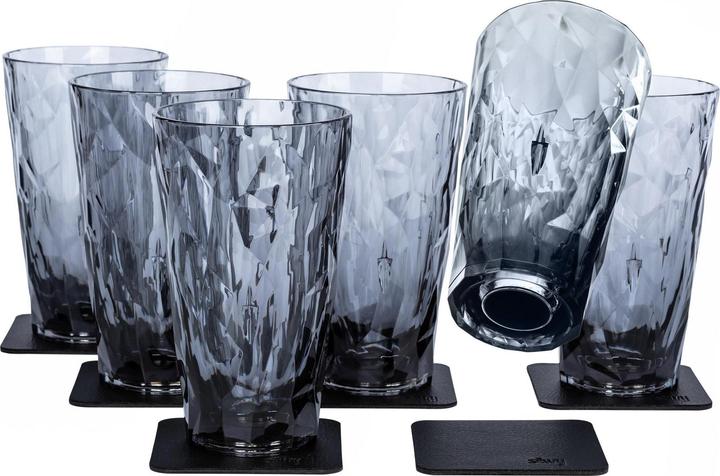 Immagine prodotto Silwy Bicchieri di plastica a calamita per bere a lungo, grigio