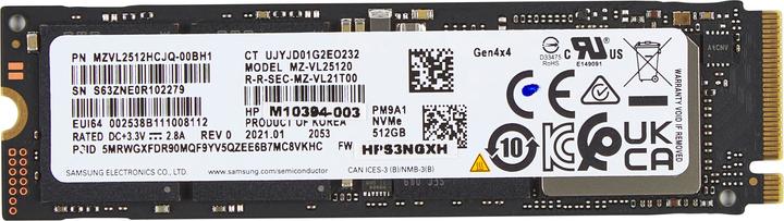 HP PCIe-4x4, NVMe, M.2, Unità a stato solido, EURO (512 GB, M.2 2280)