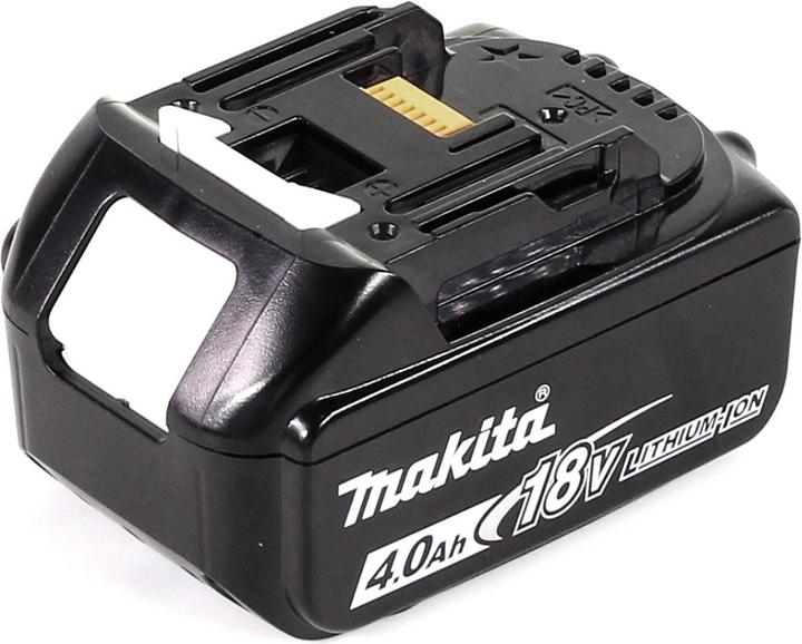 Actual product image Makita DCL 180 M1 W 18 V Li-Ion battery vacuum cleaner white + 1 x 4.0 Ah battery - without charger
