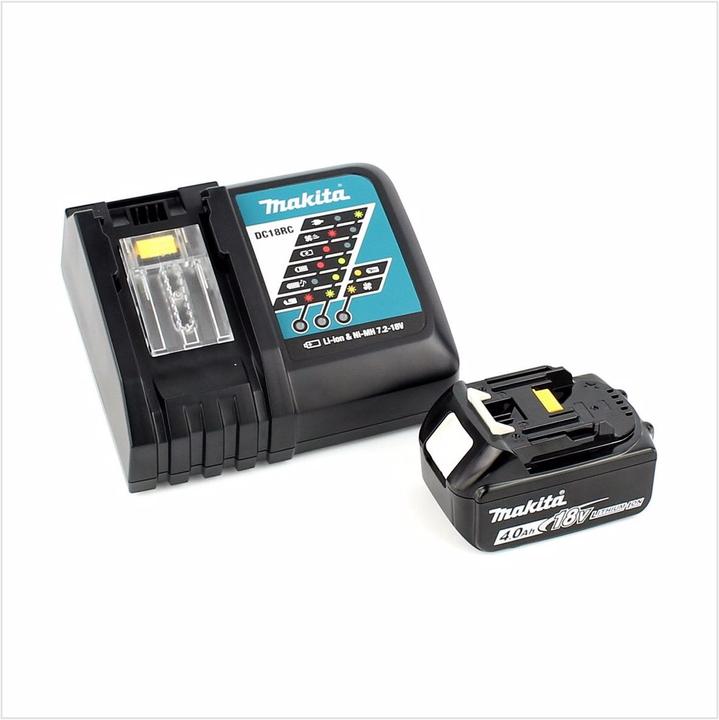 Actual product image Makita DHP 458 RM1J impact drill 18V 91Nm in Makpac + 1x 4.0 Ah battery + charger (Rechargeable battery operated)