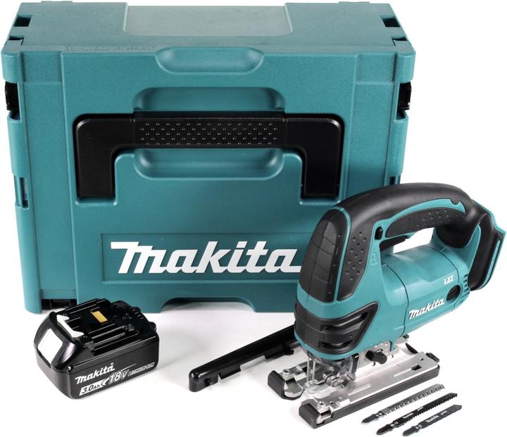 Productafbeelding Makita DJV 180 F1J Accu decoupeerzaag 18V + 1x accu 3,0Ah + Makpac - zonder lader