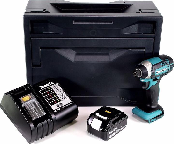 Image du produit Makita DTD 152 STX Clé à choc sans fil 18V + 1x batterie 5,0 + chargeur + Makbox (Fonctionnement sur batterie)