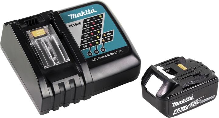 Actual product image Makita DML 802 M1 Battery Lamp 18 V Li-Ion for 14.4 and 18 V battery + 1 x 4.0 Ah battery + charger (180 lm)