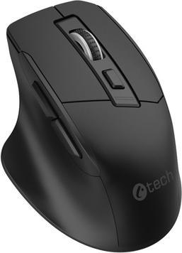 Produktbild C-Tech MyÅ¡ Ergo WLM-05, bezdrÃ¡tovÃ¡, 1600DPI, 6 tlaÄÃ­tek, USB nano receiver, ÄernÃ¡ (Kabellos)