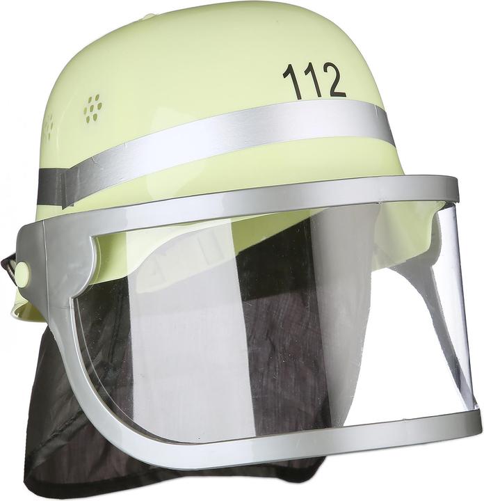 Actual product image Relaxdays Firefighter Helmet, Blue Light
