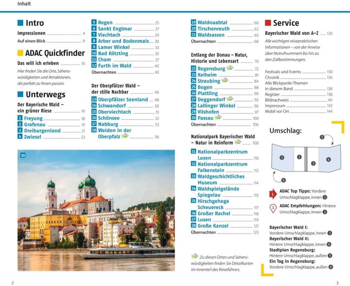 Actual product image Travel guide Bavarian Forest