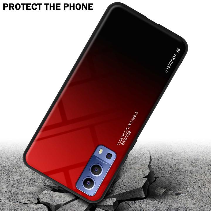 Produktbild Cadorabo TPU 2 Farben Glas Hülle (Vivo Y72 5G, Vivo Y52s 5G)