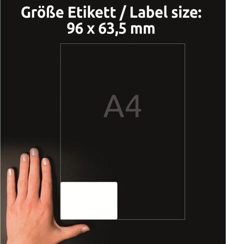 Image du produit Avery Étiquettes universelles, ablösbar