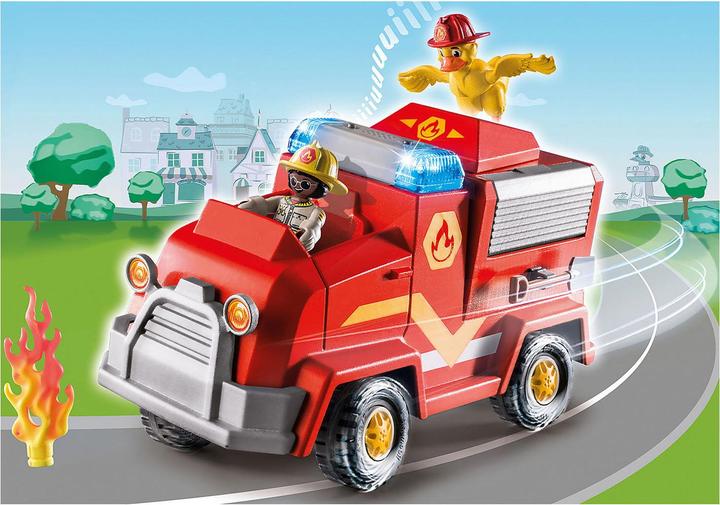 Image du produit Playmobil Véhicule d'intervention des pompiers (70914, Playmobil Duck On Call)