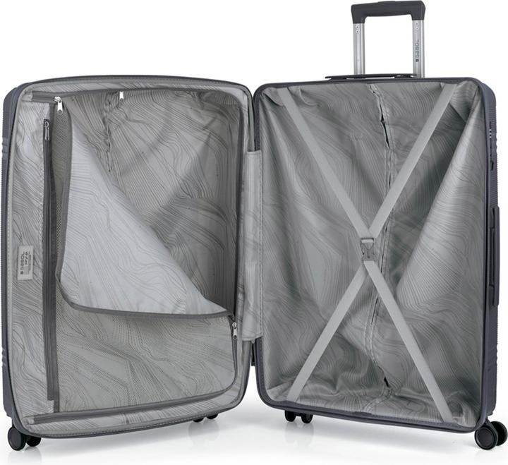Actual product image Gabol Saori 4-wheel trolley 77 cm with expansion fold (105 l, XL (from 140l))