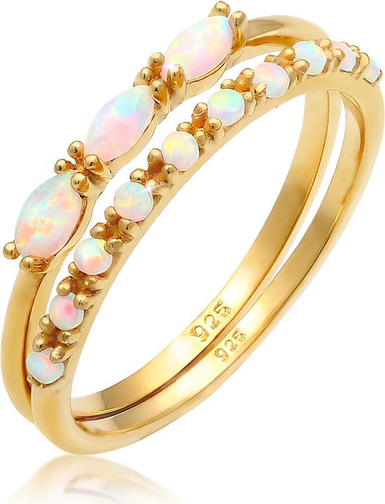 Immagine prodotto Elli 2er Set mit Opalen (54, 925 Argento)