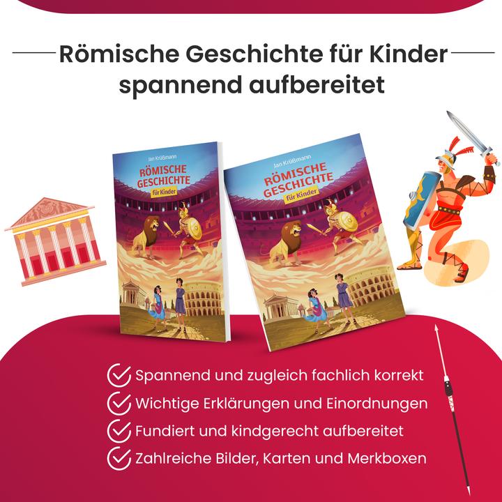 Image du produit Histoire romaine pour les enfants (Allemand, JAN, Krüssmann, 2022)