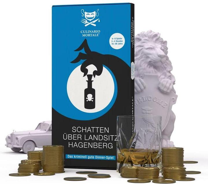 Actual product image Culinario Mortale Shadows over Hagenberg country estate - murder mystery dinner (German)