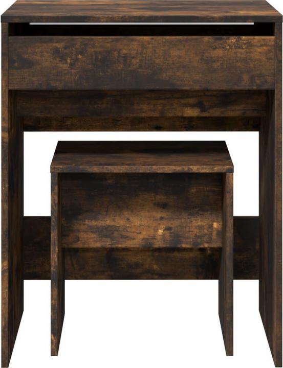Actual product image VidaXL Dressing table with stool 60 x 40 x 113.5 cm (60 x 40 x 75 cm)