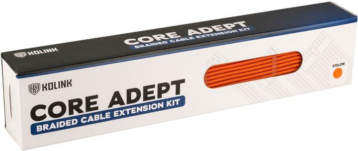 Immagine prodotto Kolink Kit di prolunghe per cavi intrecciati Core Adept - Arancione