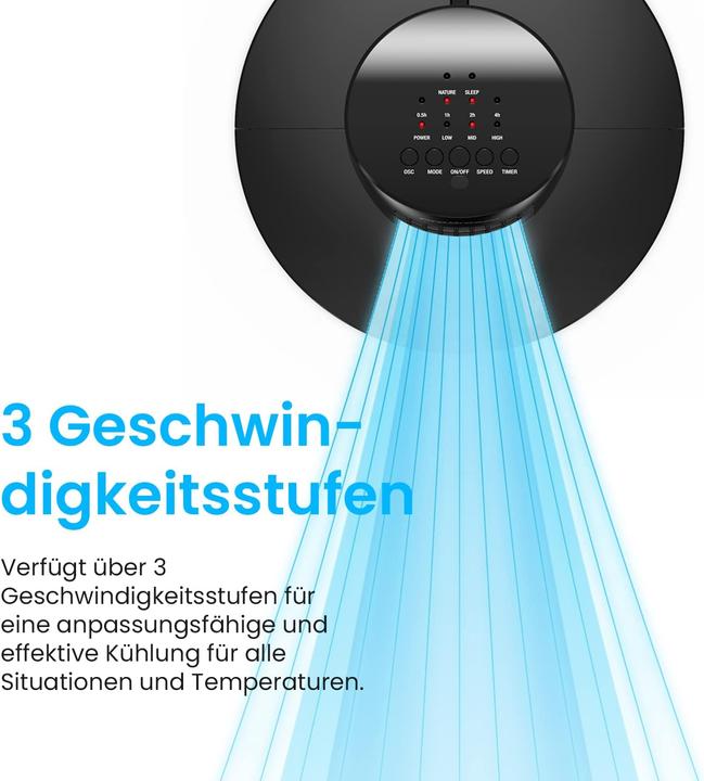 Image du produit Breeze Ventilateur de tour oscillant (54 dB)