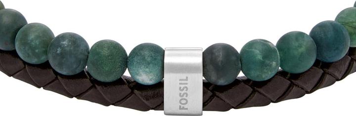 Actual product image Fossil Armband JEWELRY (21.50 cm, Leather, Stainless steel)