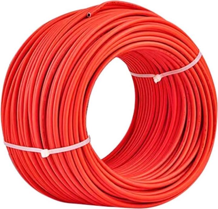 Image du produit V-TAC Câble PV 4SQ rouge pour panneau solaire 100 mètres (Fiche solaire)