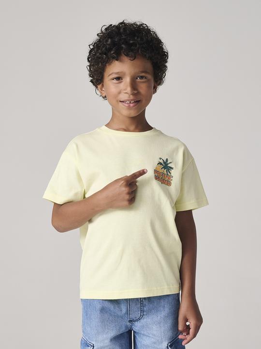 Actual product image Vertbaudet Jungen T-Shirt mit Motiv vorn und hinten, mit Recycling-Baumwolle (152)