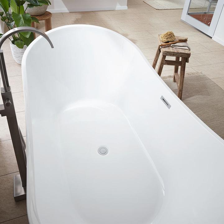 Immagine prodotto Home Deluxe Vasca da bagno freestanding RAVO senza rubinetto - 170x80x72cm (80 cm, 170 cm)