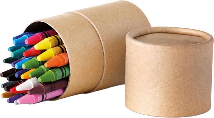 Actual product image MidOcean STRIPER Wax Based Crayon (Pack of 30) (Colored, Beige, 30 x)