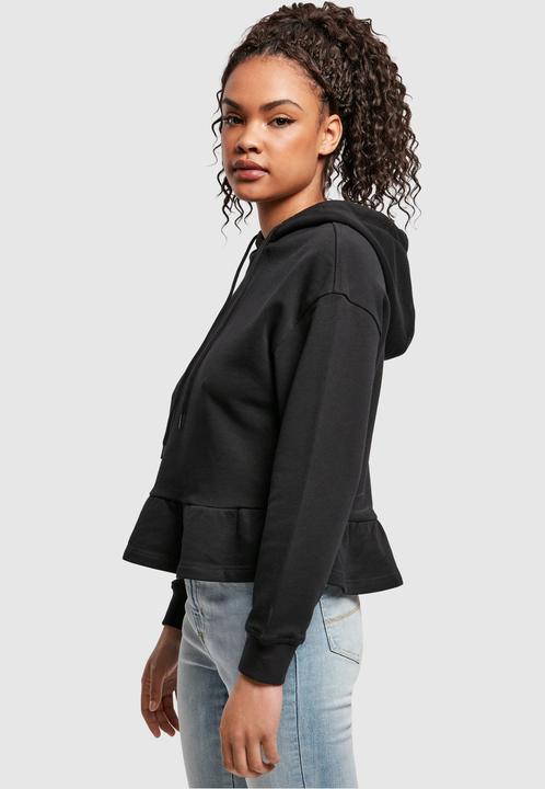 Actual product image Urban Classics Ladies Organic Flounces Hoody - 12522 (S)