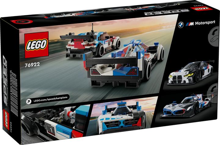 Produktbild LEGO BMW M4 GT3 & BMW M Hybrid V8 Rennwagen (76922, LEGO Speed Champions)
