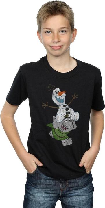 Image du produit Disney - T-shirt FROZEN OLAF AND TROLL - Garçon (116)