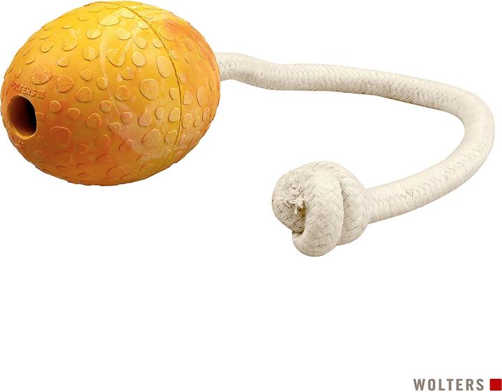 Produktbild Wolters Display Straussenei am Seil Gr.M 8 x 6 cm Ø mango