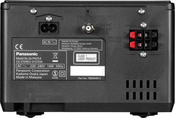 Produktbild Panasonic Sc-Pm254 (Bluetooth, CD Player, 2x 20 W)