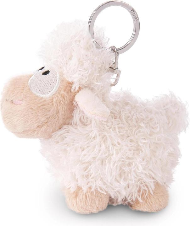 Actual product image NICI Sheep white keyring pendant