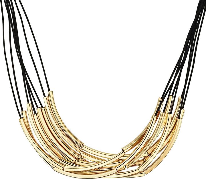Actual product image Lulu & Jane Ladies metal alloy yellow gold 42.0 cm base chain + 6.0 cm extension - 29611 (Metal alloy, 42 - 48 cm)